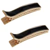 By Lyko Enameled Metal Hair Clips White