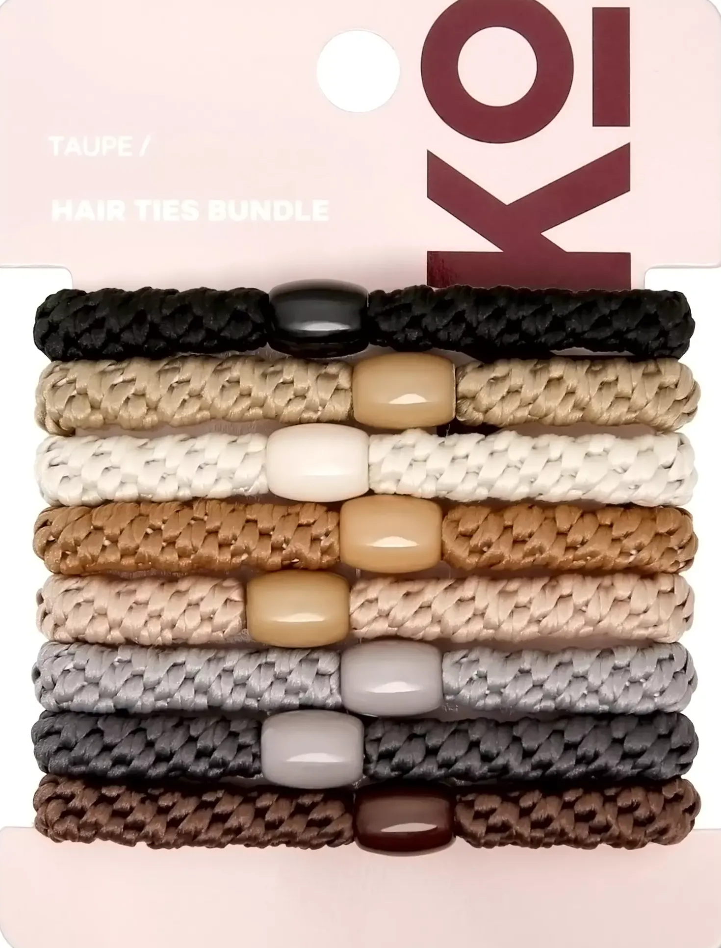 By Lyko Hair Ties Bundle Brown
