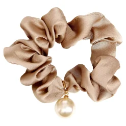 By Lyko Satin Scrunchie with Pearl