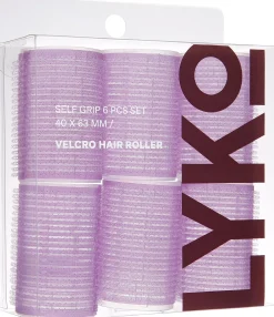 By Lyko Self Grip Hair Roller Purple 6 pcs 40 x 63 mm