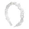 By Lyko Wrinkled Diadem White Satin