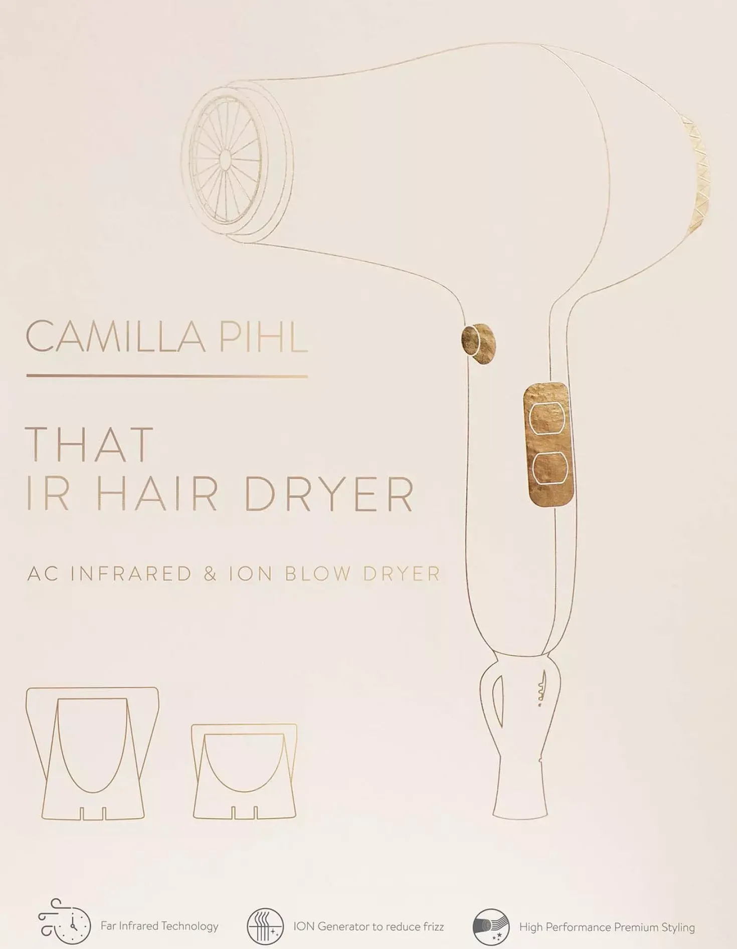 Camilla Pihl Cosmetics That IR Hair Dryer