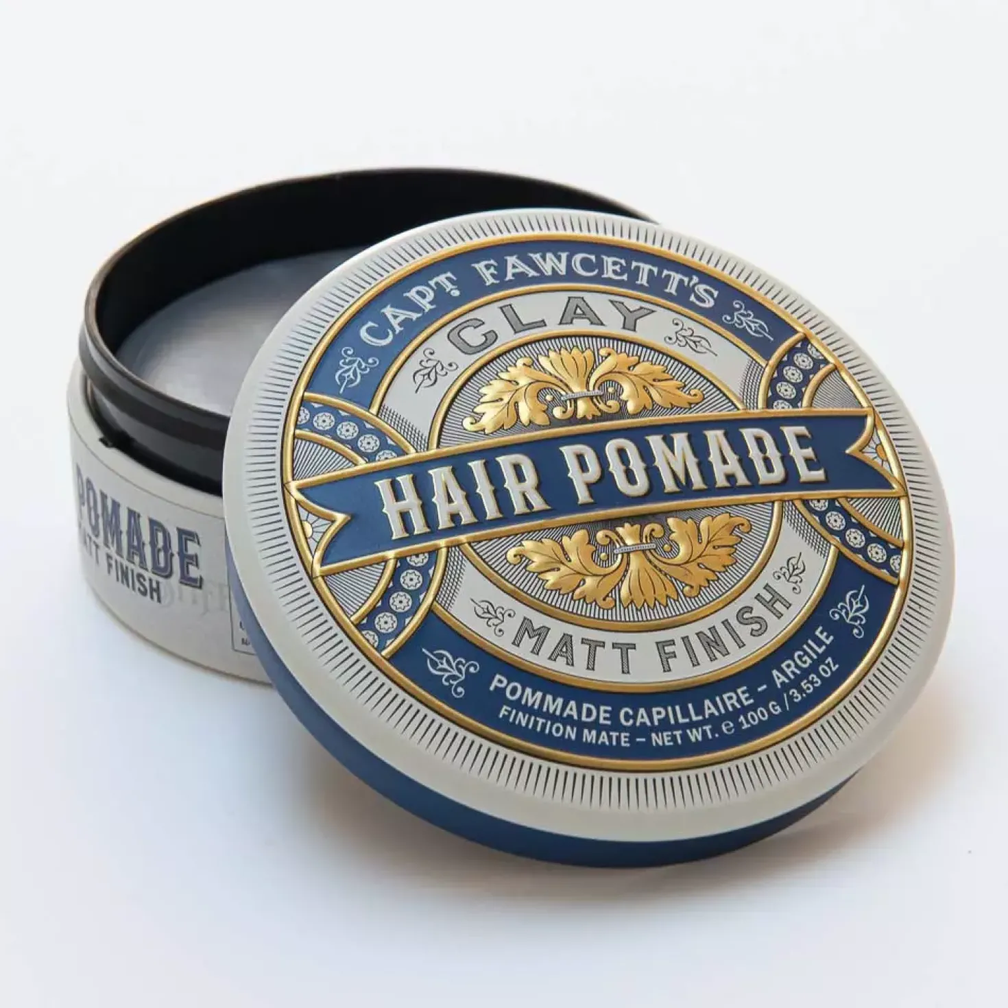 Captain Fawcett Clay Hair Pomade Matt Finish 100 g