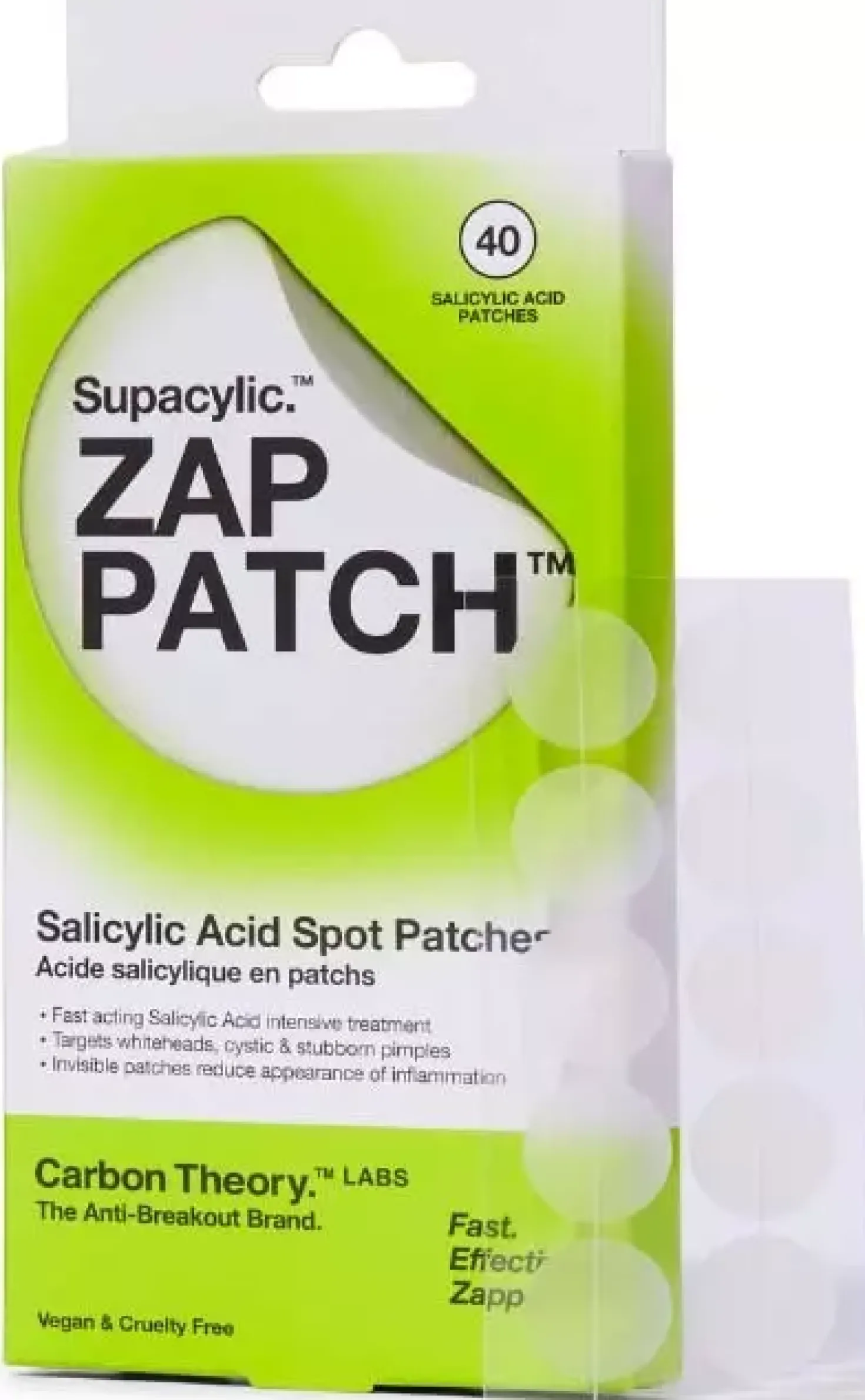Carbon TheorySupacylic Zap Patch 40 pcs