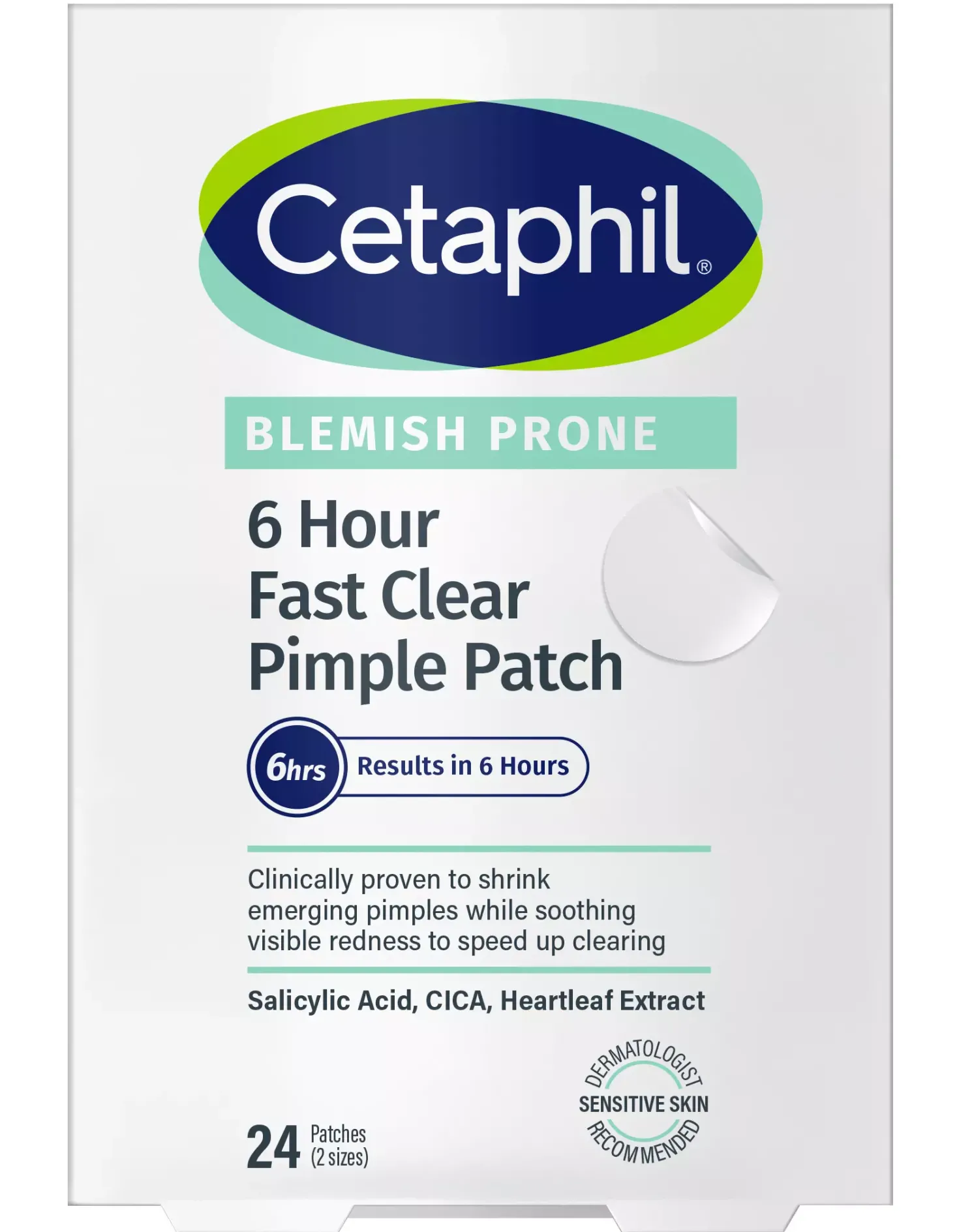 Cetaphil 6h Fast Clear Pimple Patch 24 st