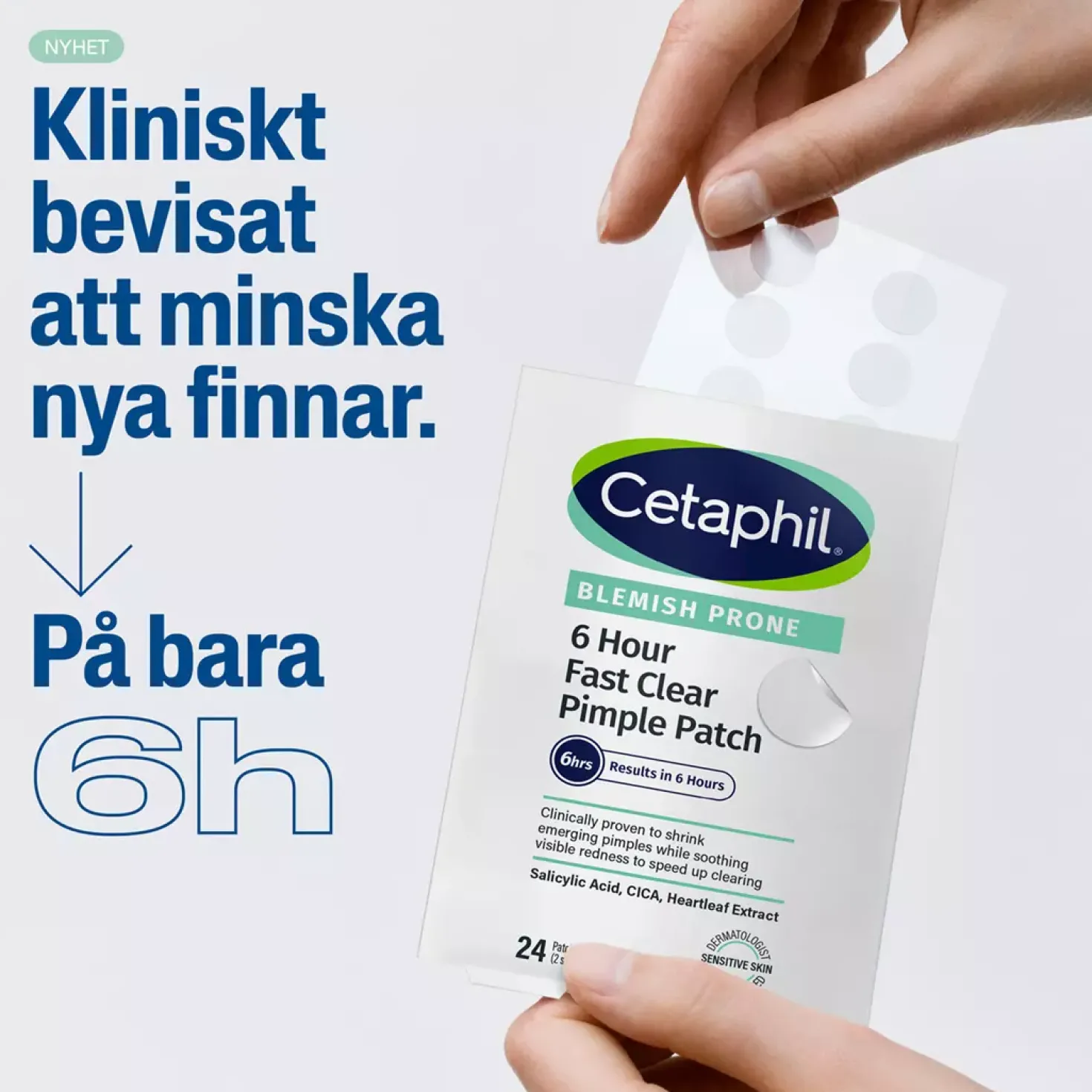 Cetaphil 6h Fast Clear Pimple Patch 24 st