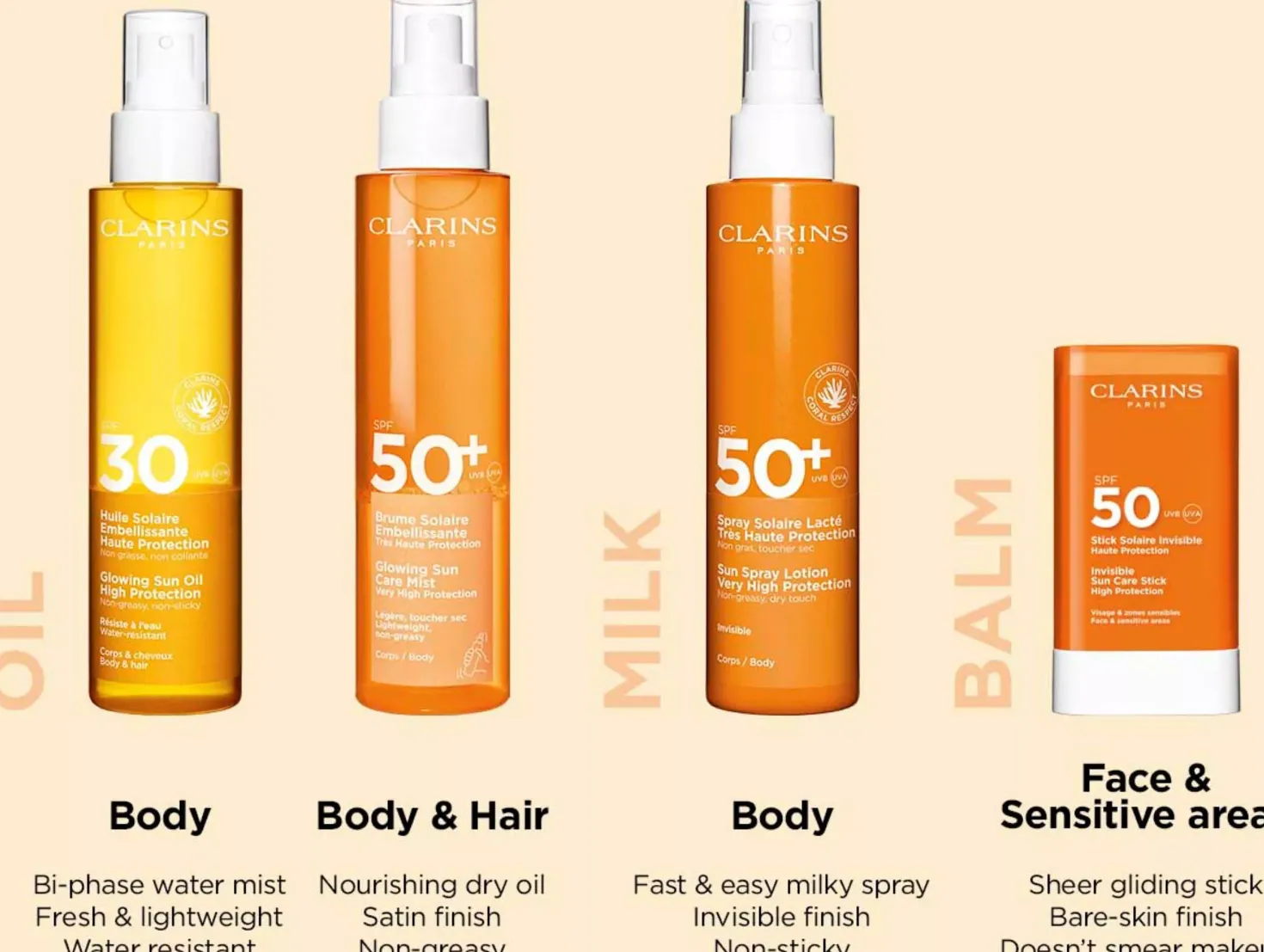 Clarins Glowing Sun Care Mist SPF50+ 150 ml