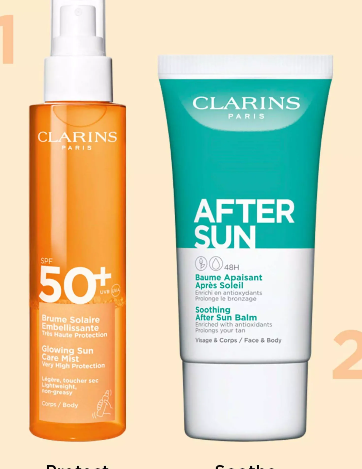 Clarins Glowing Sun Care Mist SPF50+ 150 ml