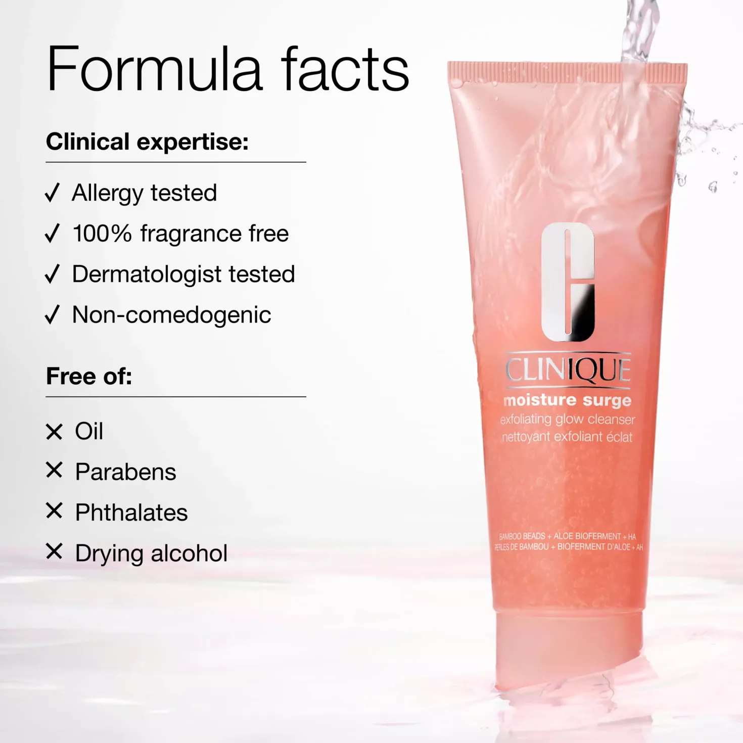 CliniqueMoisture Surge Exfoliating Glow Cleanser 125 ml
