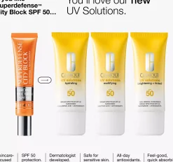 Clinique UV Solutions Brightening + Tinted Sunscreen SPF 50 Deep