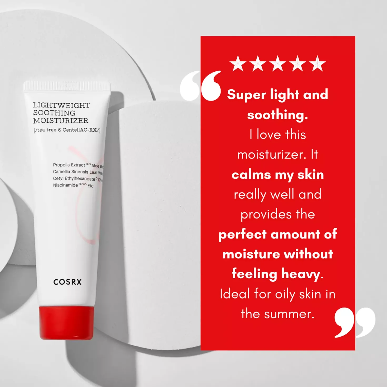 COSRXAC Collection Lightweight Soothing Moisturizer 80 ml