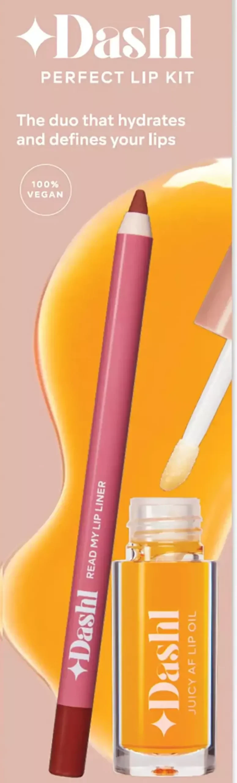 Dashl Perfect Lip Kit Spice It Up / Melted Sugar