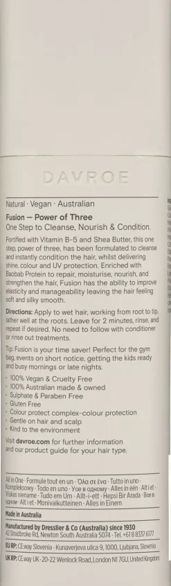 DAVROE Fusion Power of Three 225 ml