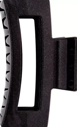 Dazzling Hair Clip Black Glitter