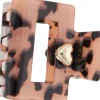 Dazzling Hair Clip Mini 5 cm Beige/Brown