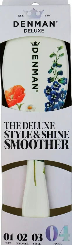 Denman D81M Medium Style & Shine Brush Floral Fantasies