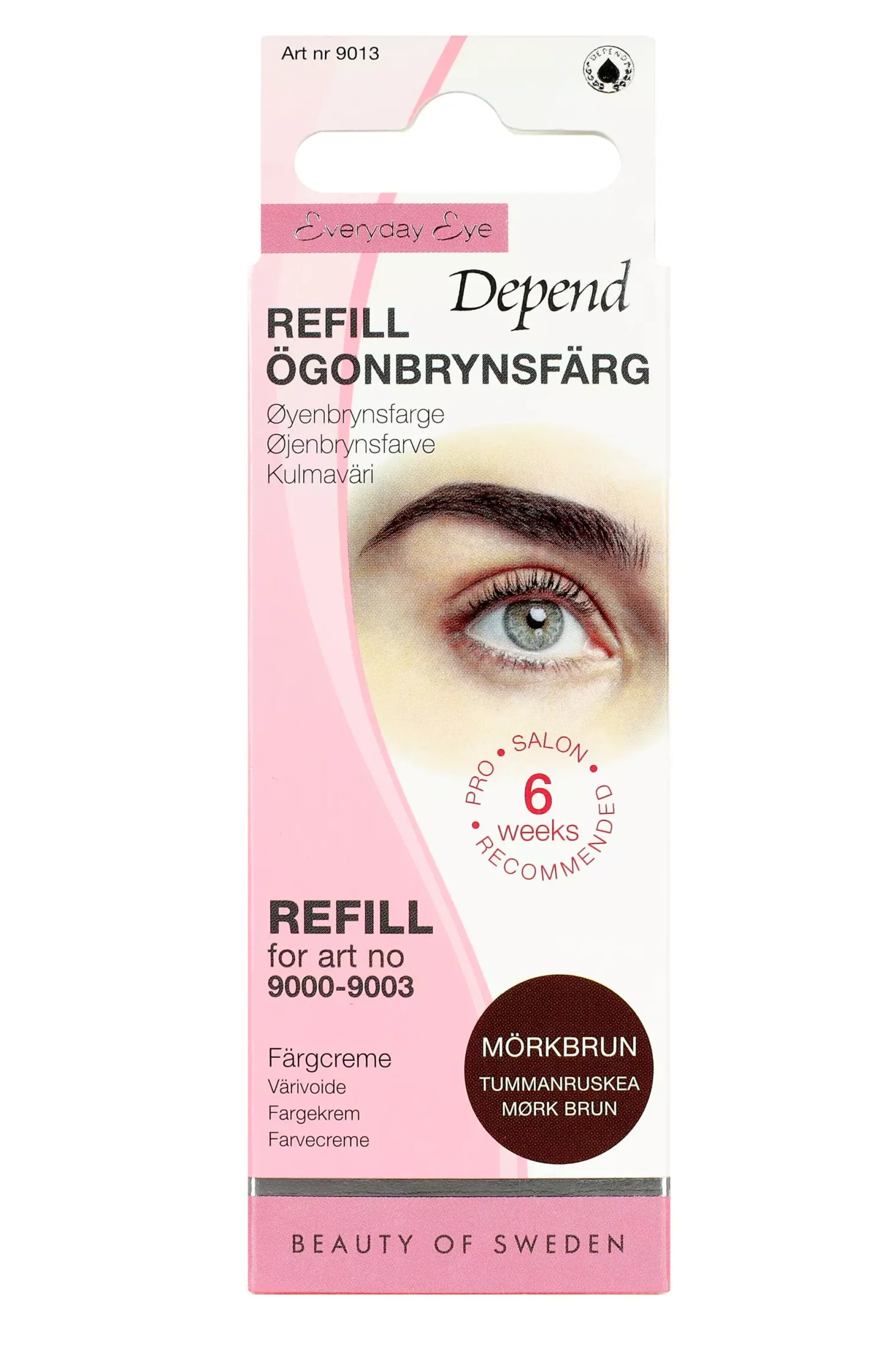 DependEveryday Eye Eyebrow Tint Refill Dark Brown