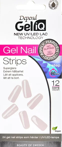 DependGel iQ Gel Nail Strips French Flirt