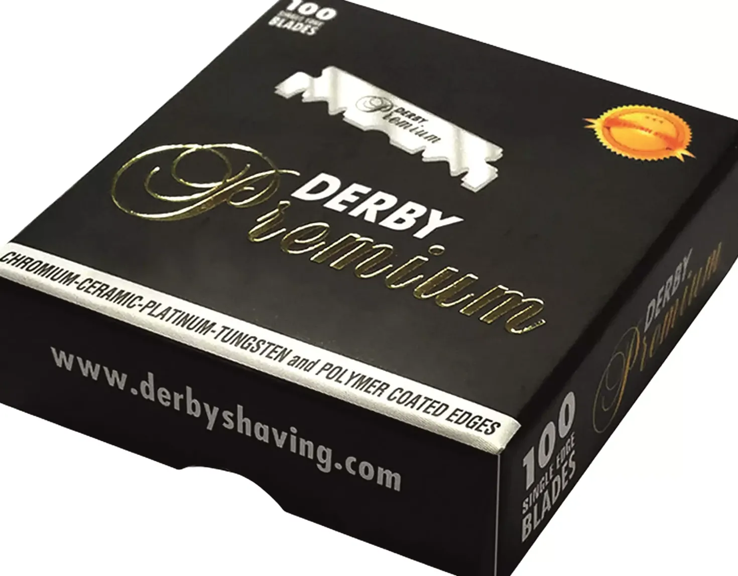 Derby Premium Single Edge Razor Blades 100-Pack 100 stk