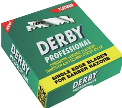 Derby Professional Single Edge Razor Blades 100-Pack 100 stk