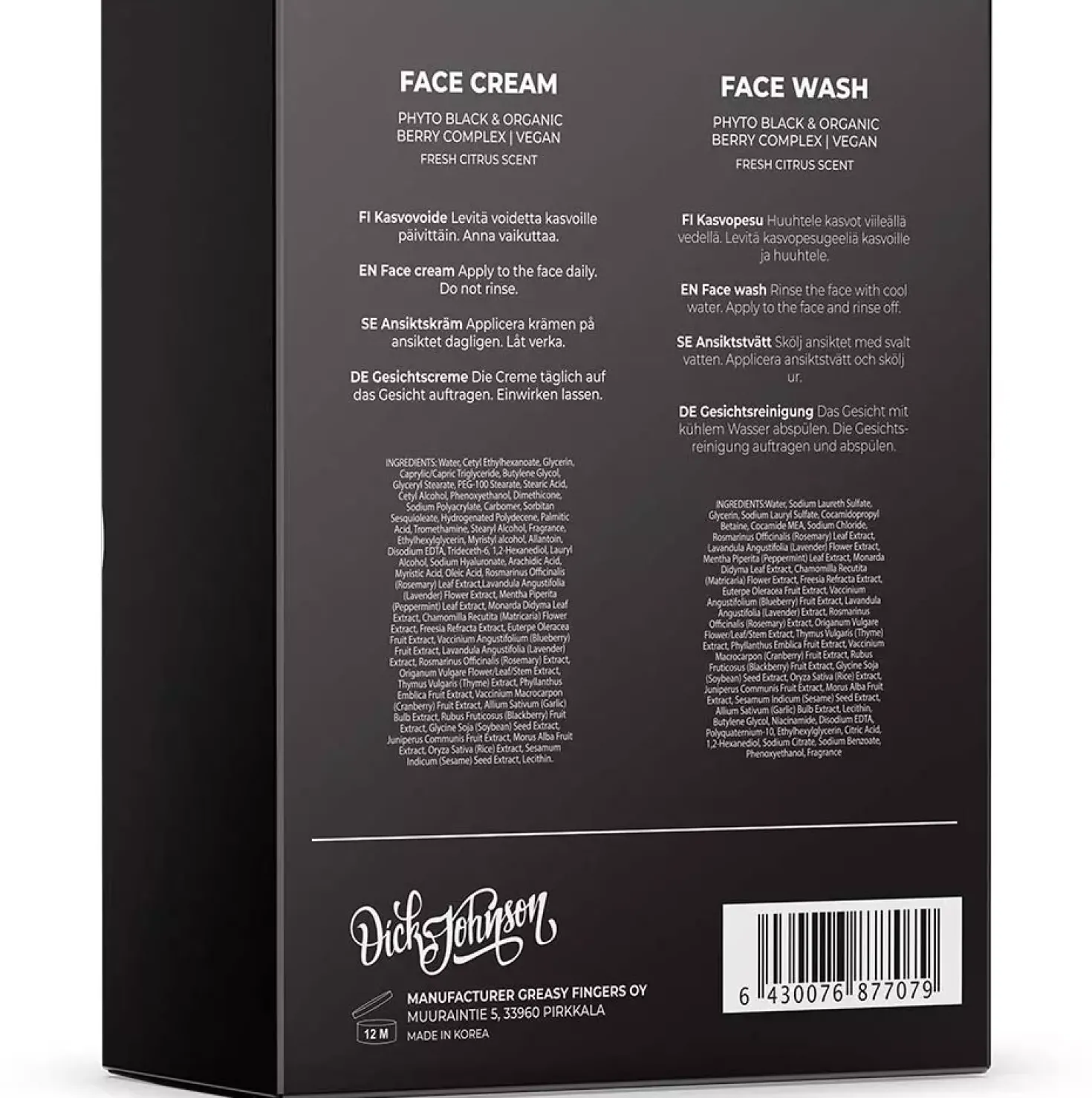 Dick JohnsonCore Skincare Kit CORE