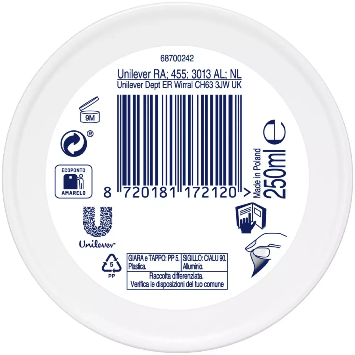DoveBody Love One Cream Dry Skin 250 ml