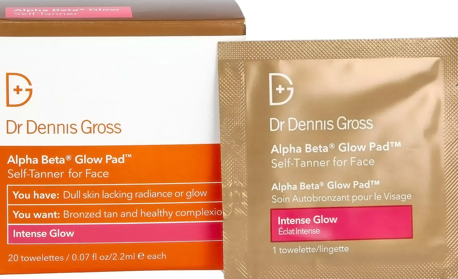 Dr Dennis GrossAlpha Beta® Glow Pad Self-Tanner for Face 20 stk