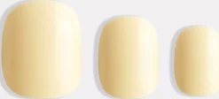 DUFFBEAUTY Instant Pro Press-On Manicure Butter Yellow Short Squoval