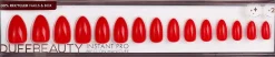 DUFFBEAUTY Ruby Red, Medium Almond Ruby Red