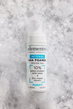 elementrē Aha Foamer Intense Cleanser 10% Alpha Hydroxy Acid 120 ml