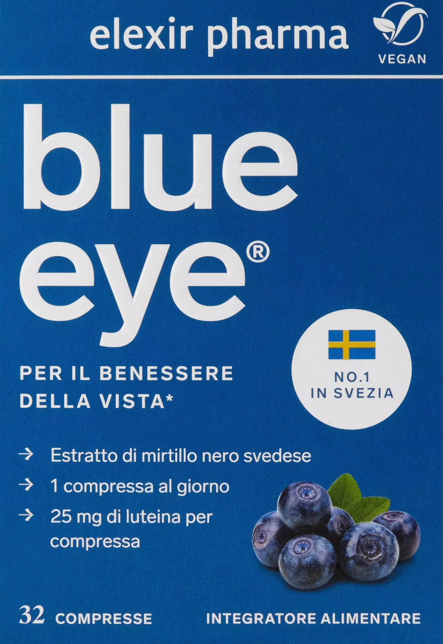 Elexir Pharma Blue Eye®, 32 tabletter 32 stk