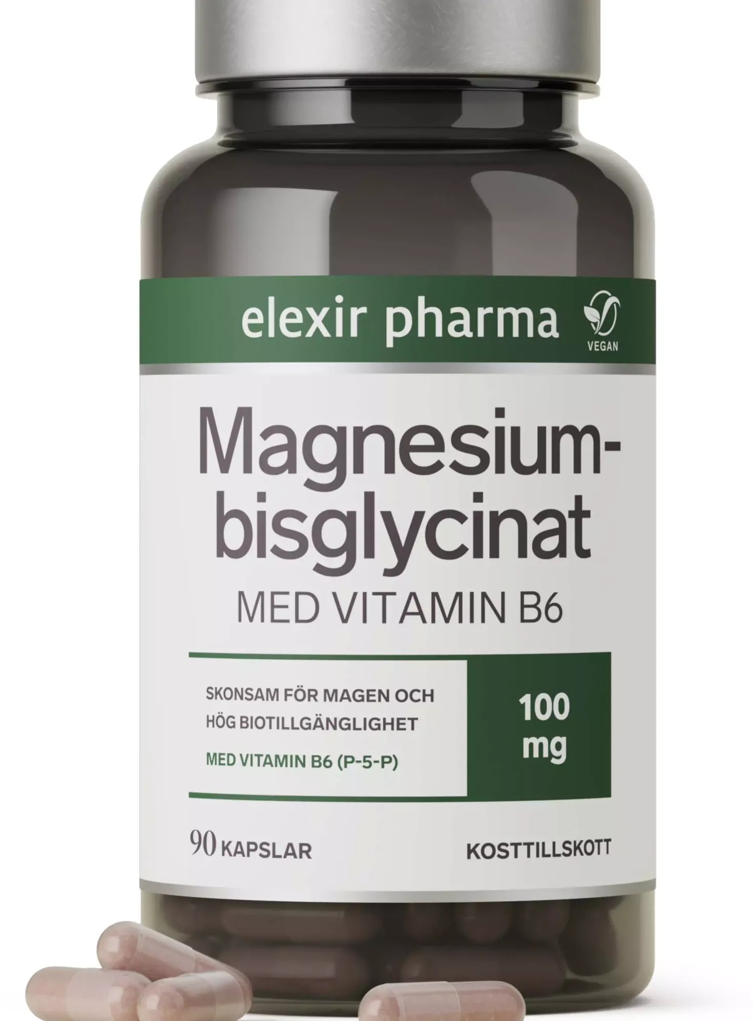 Elexir Pharma Magnesiumbisglycinat 90 stk