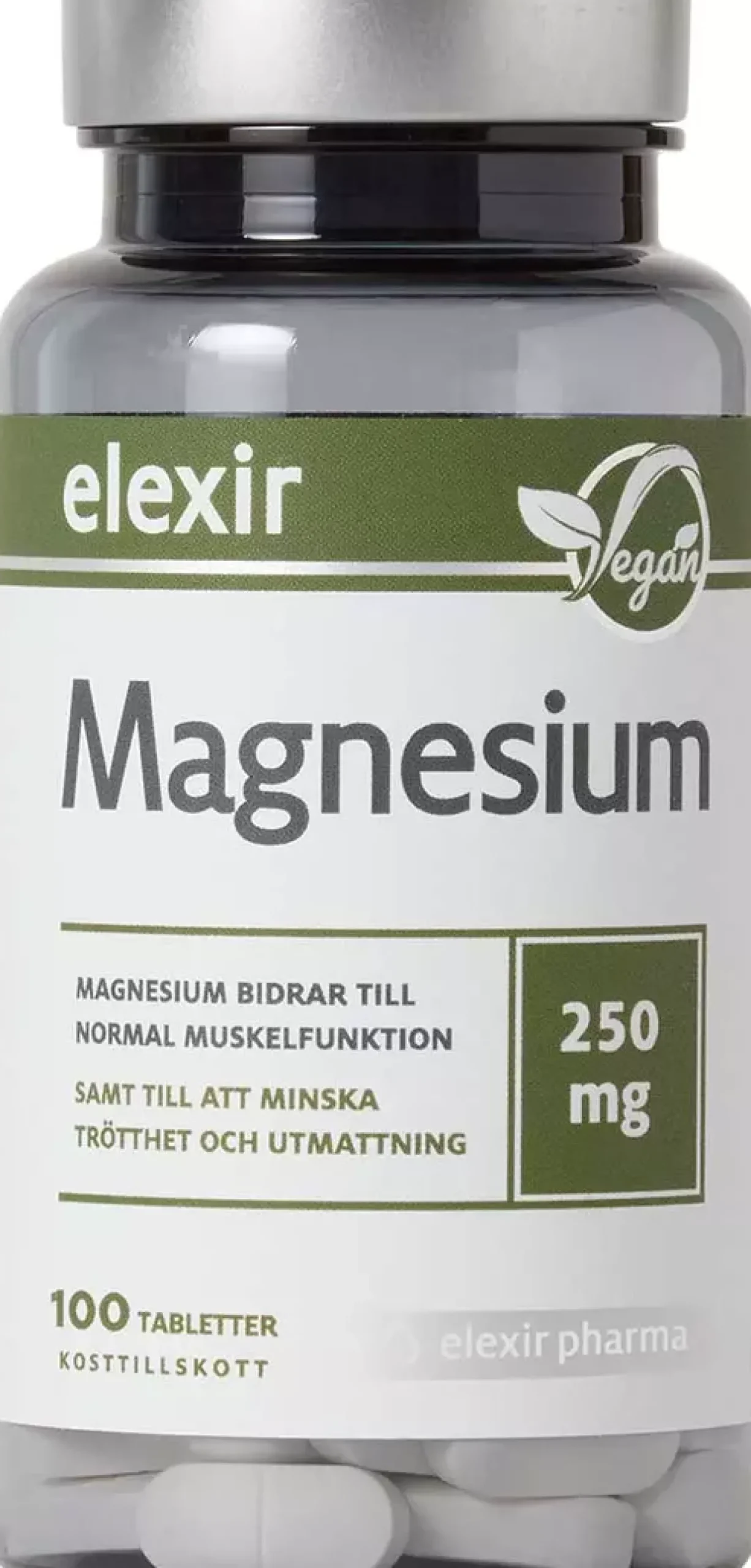 Elexir Pharma Magnesium 250mg 100 stk