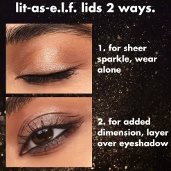 e.l.f. Fine as Fleck Glitter Eyeshadow White Hot