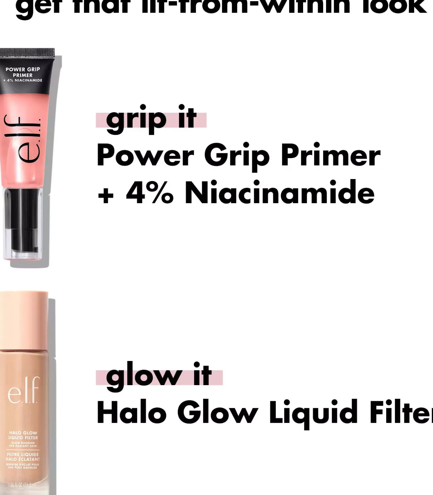 e.l.f. Powergip Primer + Niacinamide 24 ml