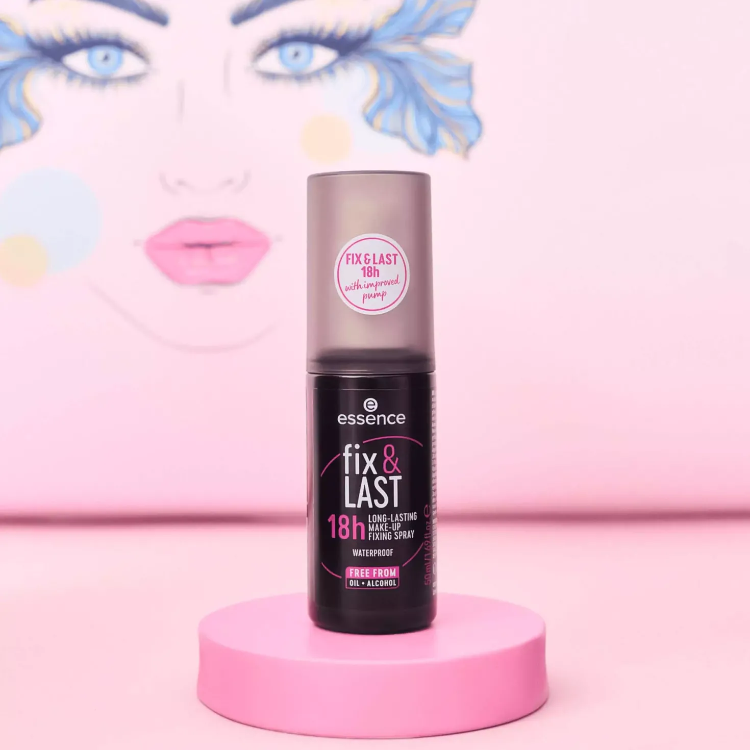 essence Fix & Last 18H Long-Lasting Make-Up Fixing Spray 50 ml