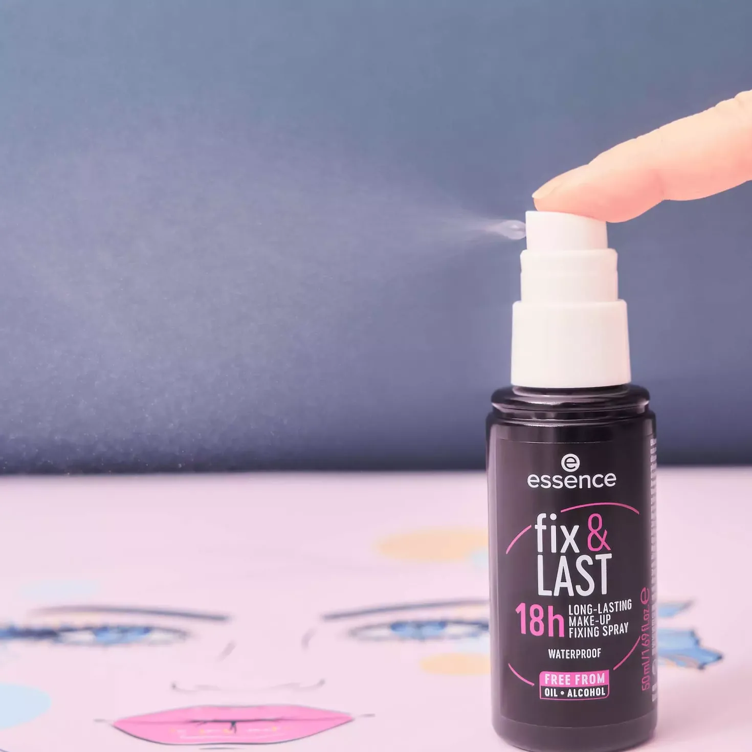essence Fix & Last 18H Long-Lasting Make-Up Fixing Spray 50 ml