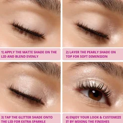 essence Mono Eyeshadow Glitter 01 Frosted Shine