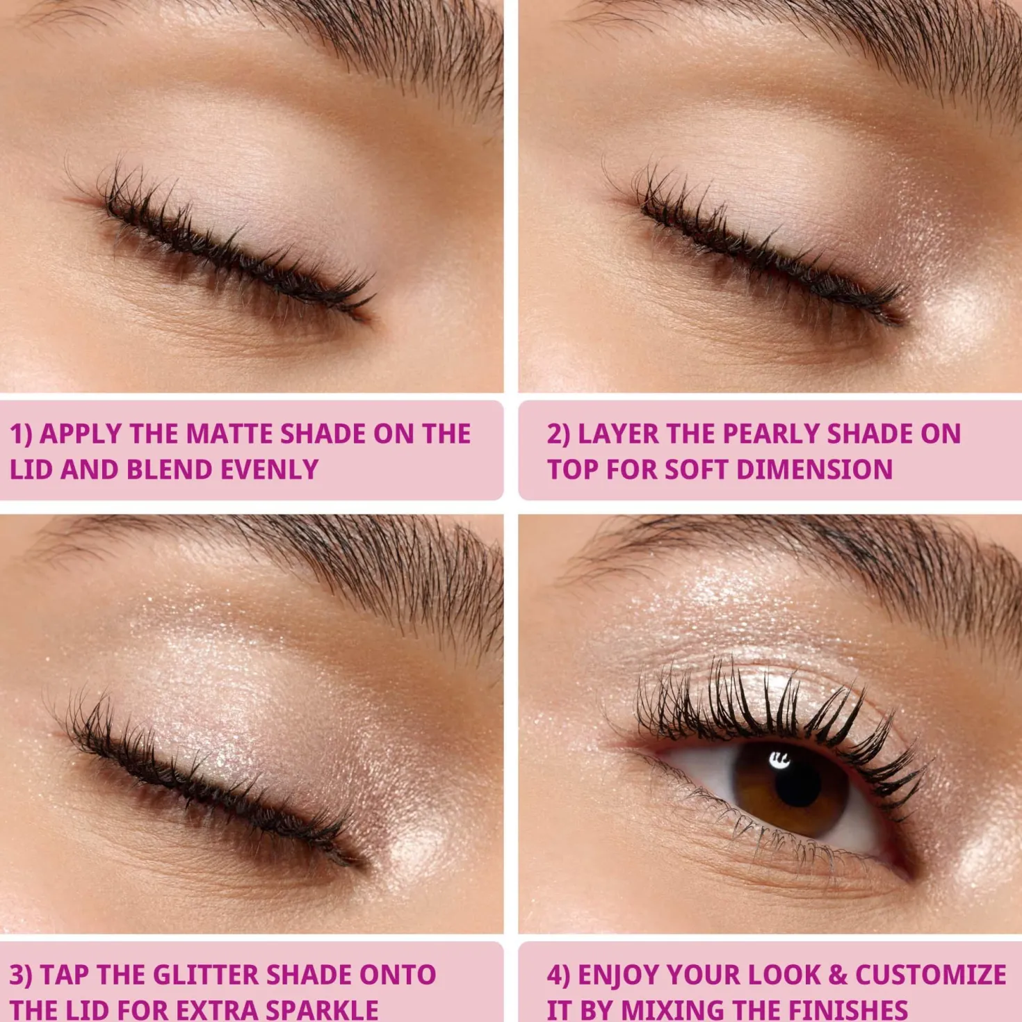 essence Mono Eyeshadow Glitter 01 Frosted Shine