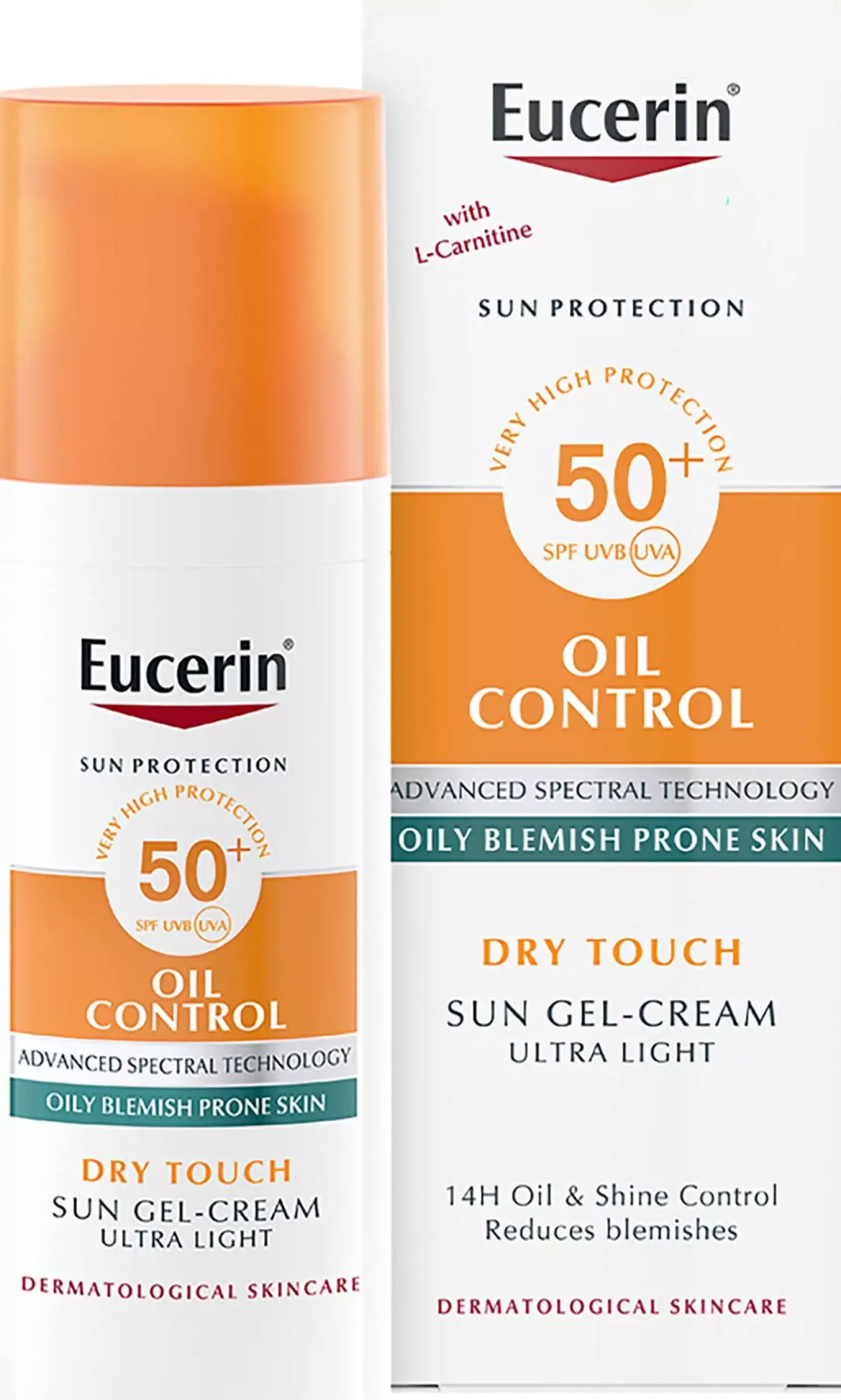 EucerinHYALURON-FILLER + ELASTICITY Oil Control Sun Gel-Cream SPF50+ 50 ml
