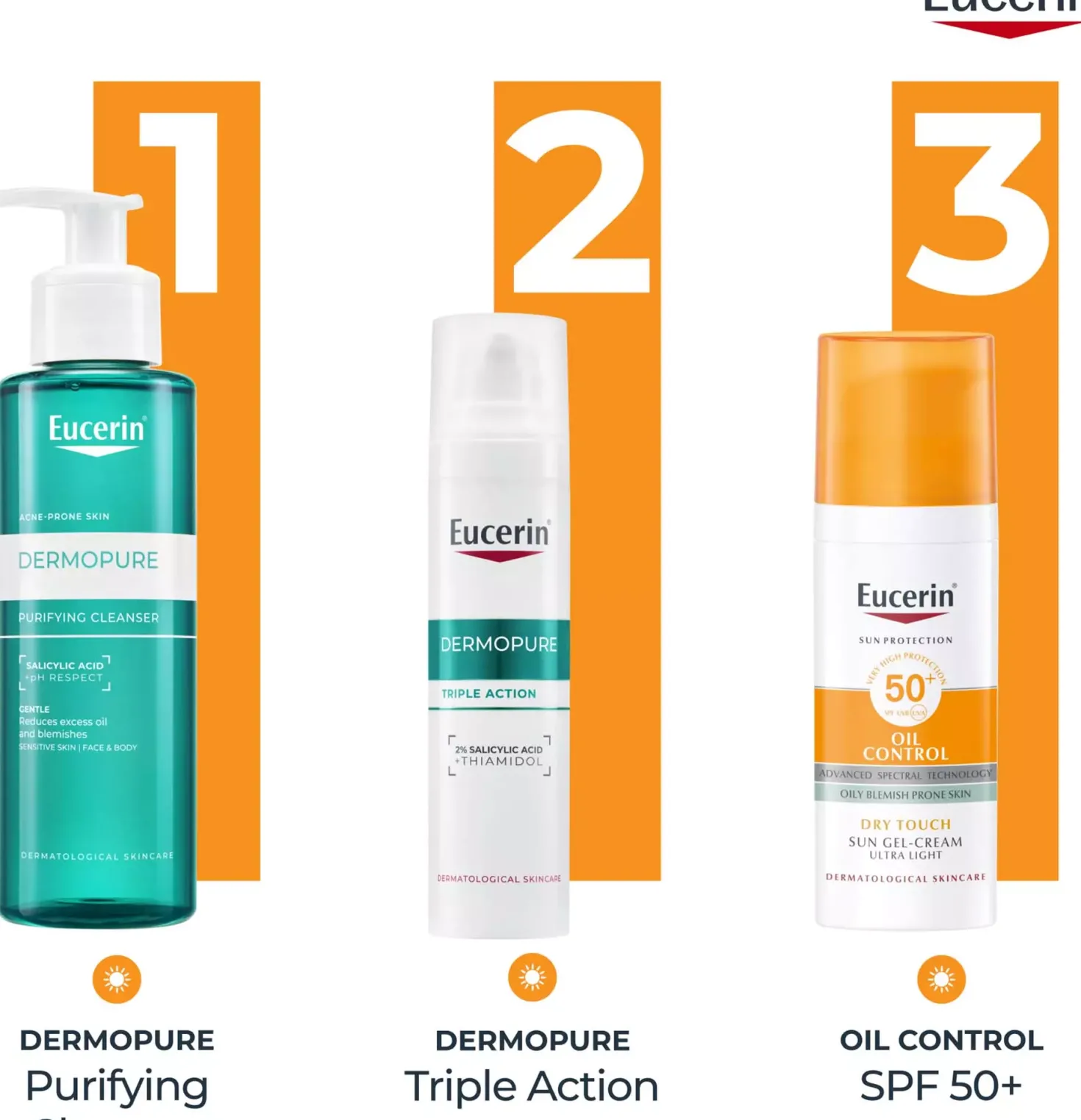 EucerinHYALURON-FILLER + ELASTICITY Oil Control Sun Gel-Cream SPF50+ 50 ml