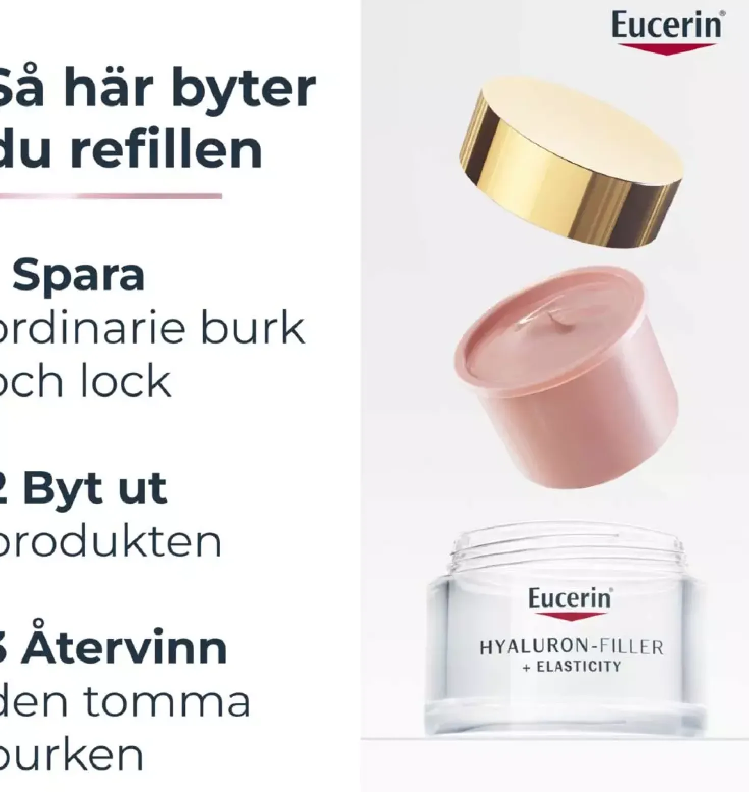 EucerinHyaluron-Filler + Elasticity Day Rosé SPF30 Refill 50 ml