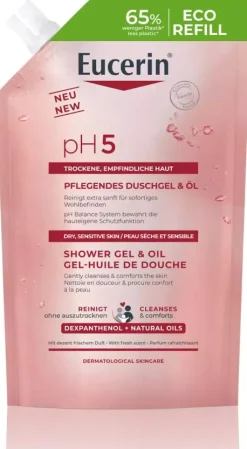 EucerinpH5 Shower Gel & Oil Refill 400 ml