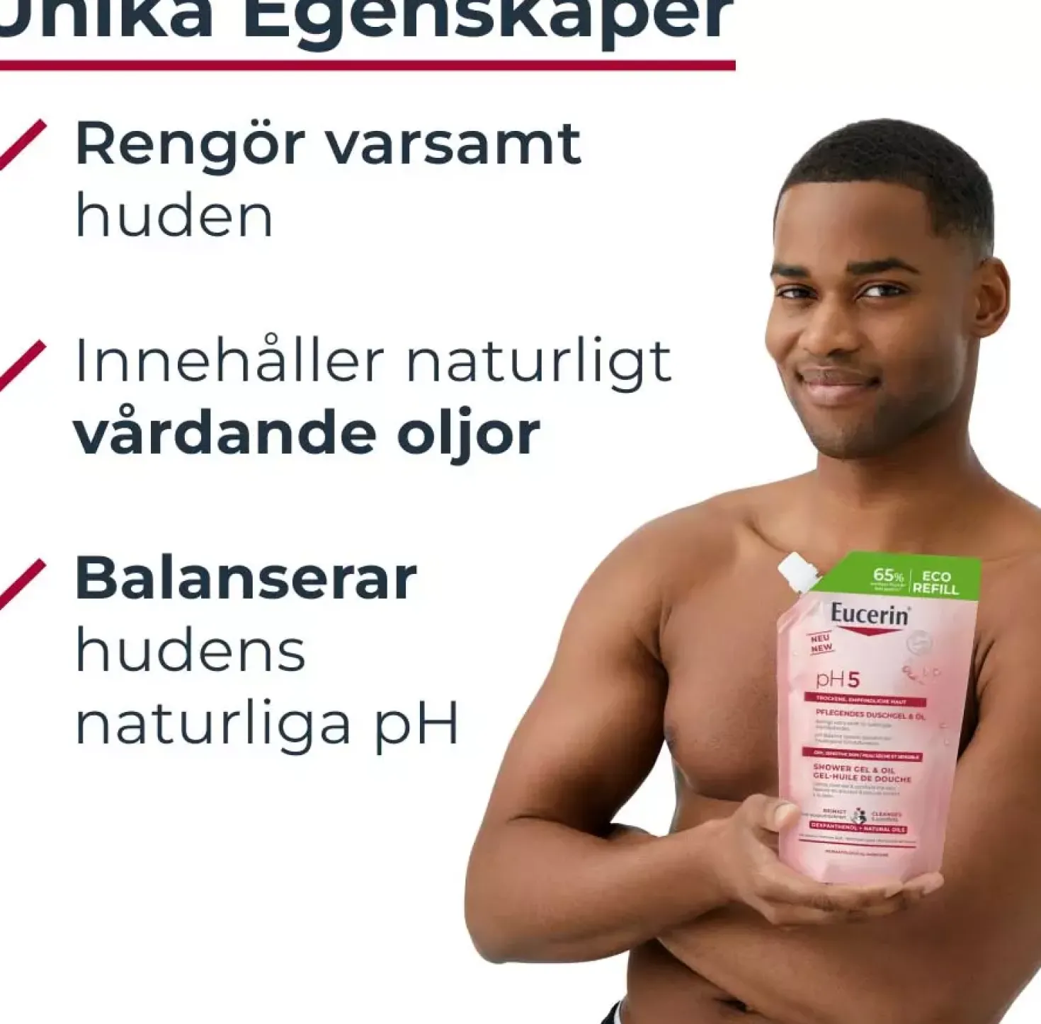 EucerinpH5 Shower Gel & Oil Refill 400 ml