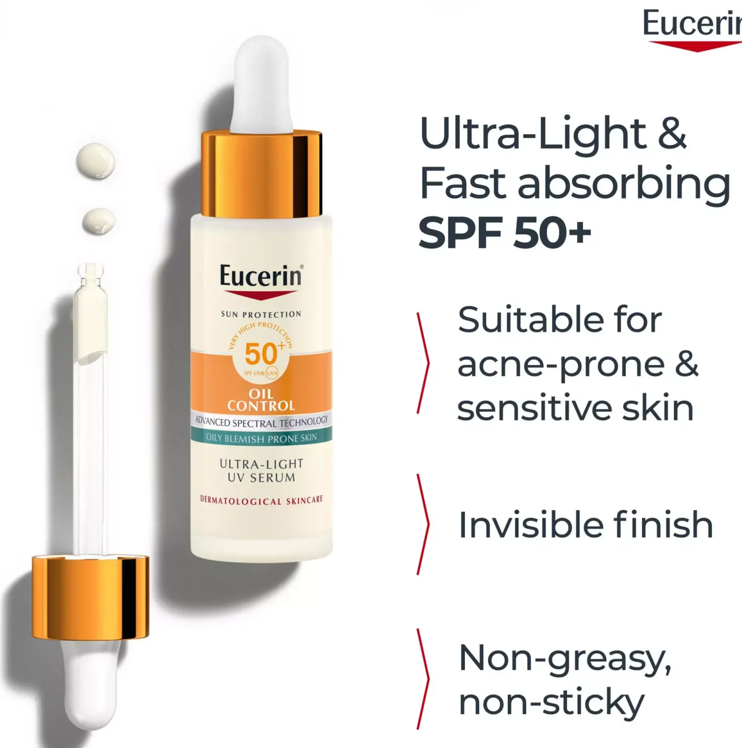 Eucerin Sun Oil Control Daily UV Serum SPF50+ 30 ml
