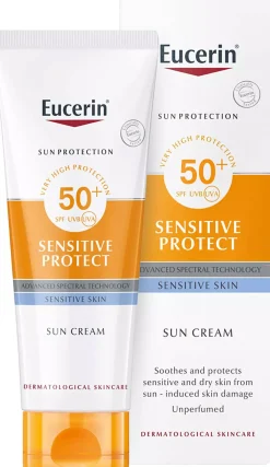 Eucerin Sun Sensitive Protect Creme SPF50+ 50 ml