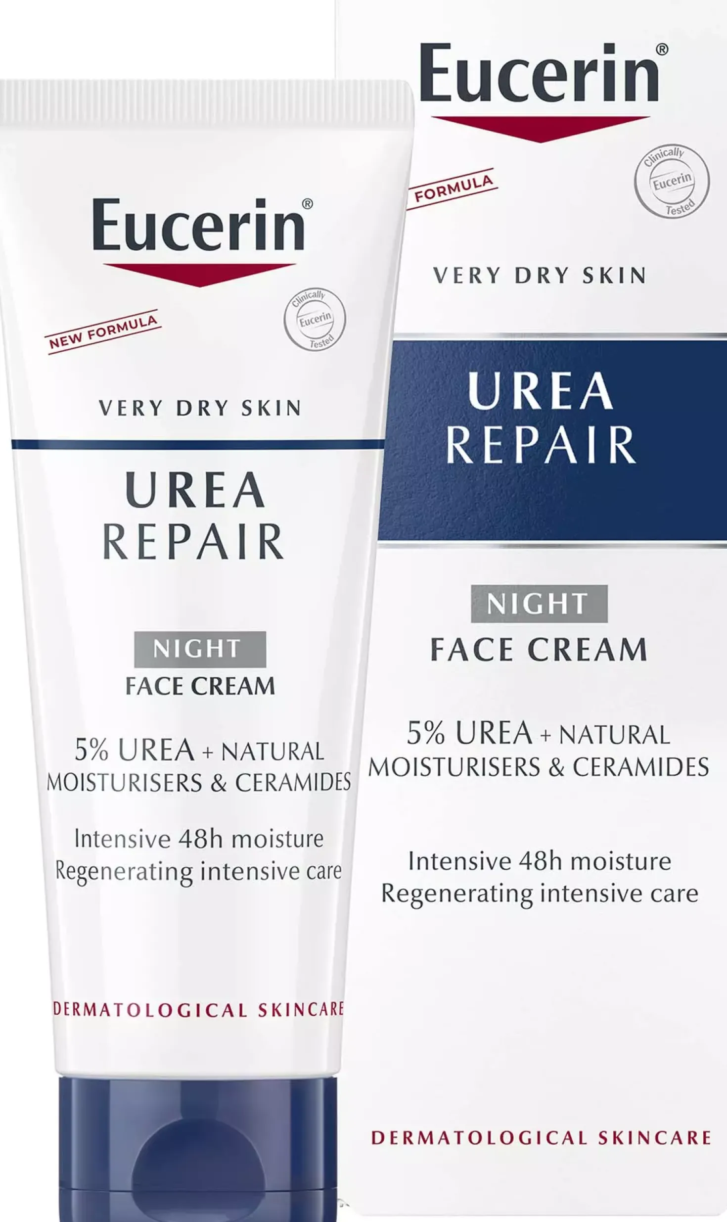 EucerinUreaRepair Night Face Cream 5% Urea 50 ml
