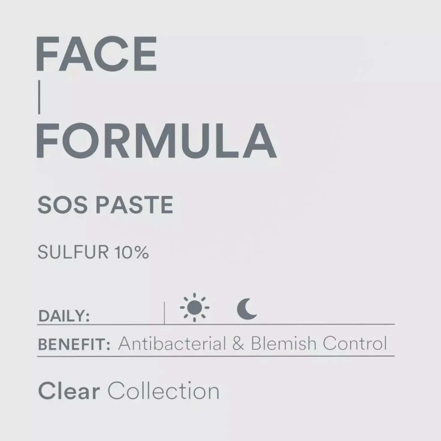 Face Formula SOS Paste 30 ml