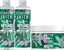 Faith In Nature Bundle Rosemary Shampoo 400 ml & Conditioner 400 ml & Hair Mask 300 ml