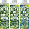 Faith In Nature Bundle Seaweed & Citrus Shampoo 400 ml & Conditioner 400 ml & Body Wash 400 ml